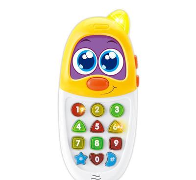 兒童早教玩具大號玩具手機發光互動問答早教手機澄海玩具批發