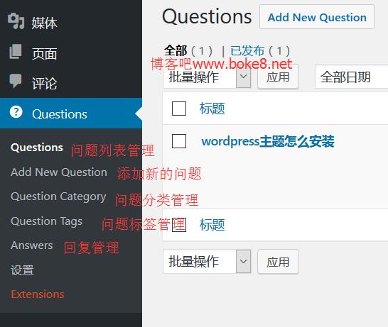 dwqa問答默認single.php,wordpress互動問答插件dw question answer使用教程